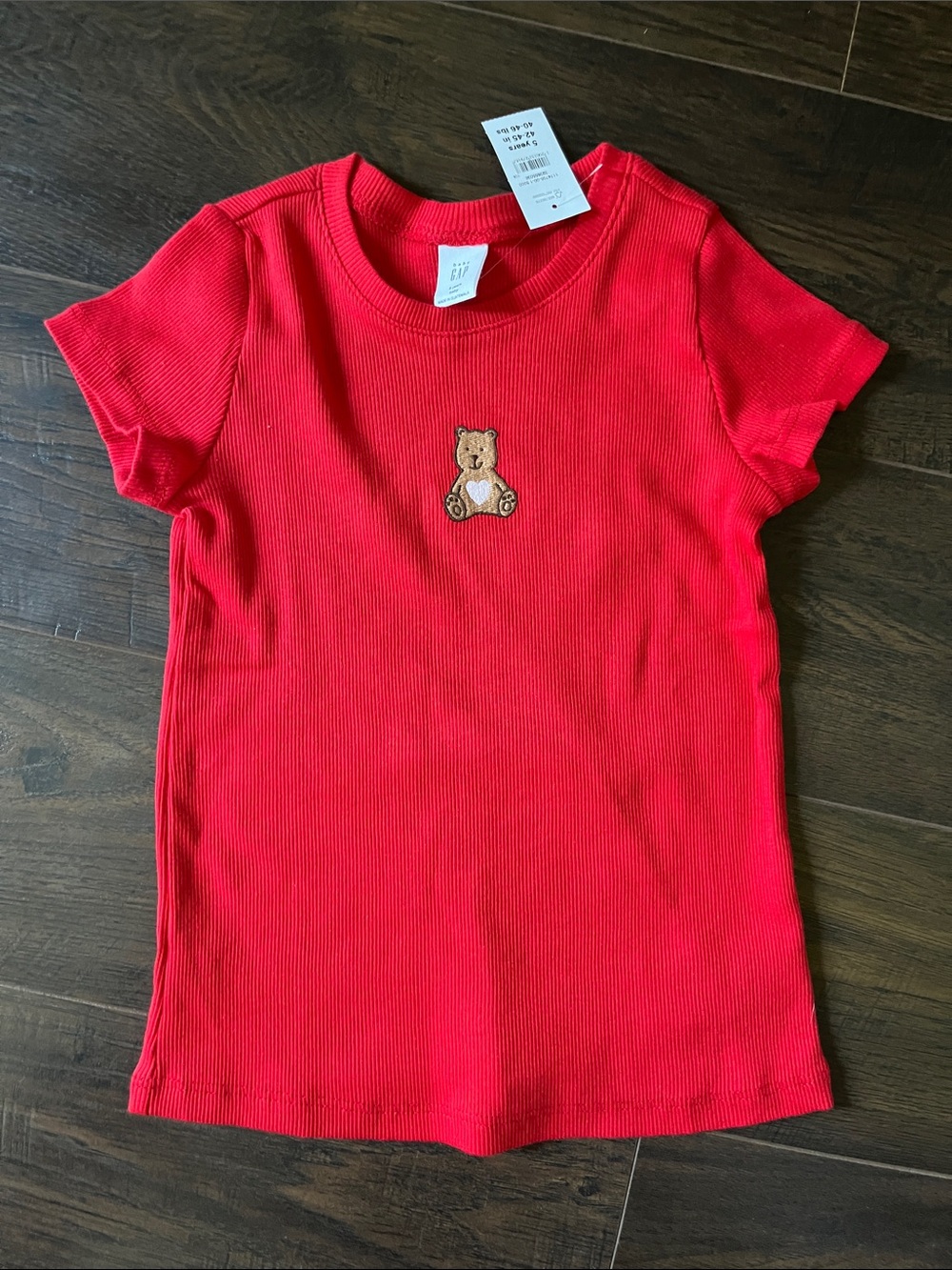 NWT BabyGap Ribbed Crewneck T-shirt - 5T